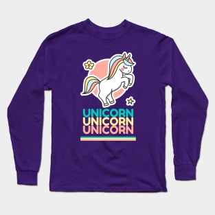 CUTE UNICORN Long Sleeve T-Shirt